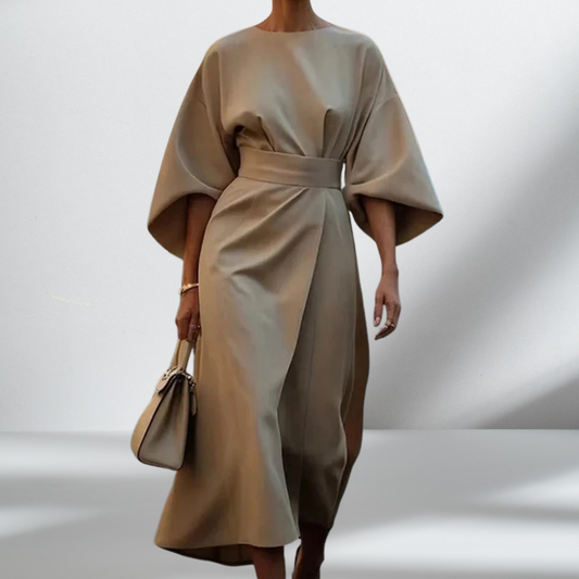 Freya – Stijlvolle Jurk met Taille Band