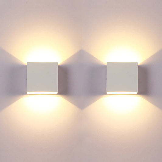 Dubbelzijdige LED Wandlampen 2Pack | Stijlvolle verlichting in huis